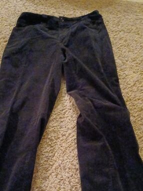 Dockers Women Dark Navy Corduroy Pants